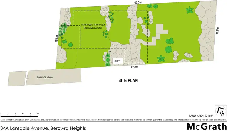 Floorplan of Homely land listing, 34A Lonsdale Avenue, Berowra Heights NSW 2082