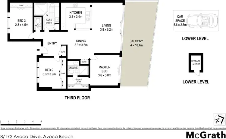Floorplan of Homely apartment listing, 8/172 Avoca Drive, Avoca Beach NSW 2251
