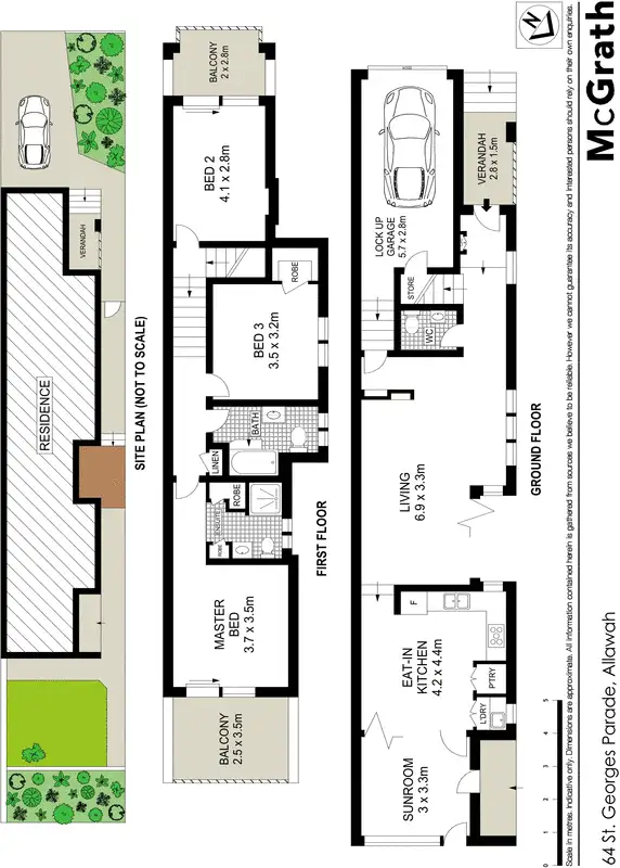 Floorplan of Homely house listing, 64 St Georges Parade, Allawah NSW 2218