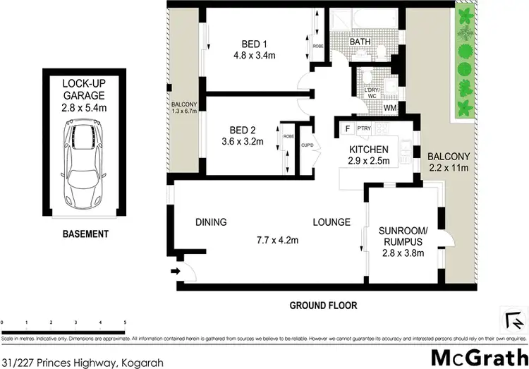 Floorplan of Homely apartment listing, 31/227 Princes Highway, Kogarah NSW 2217