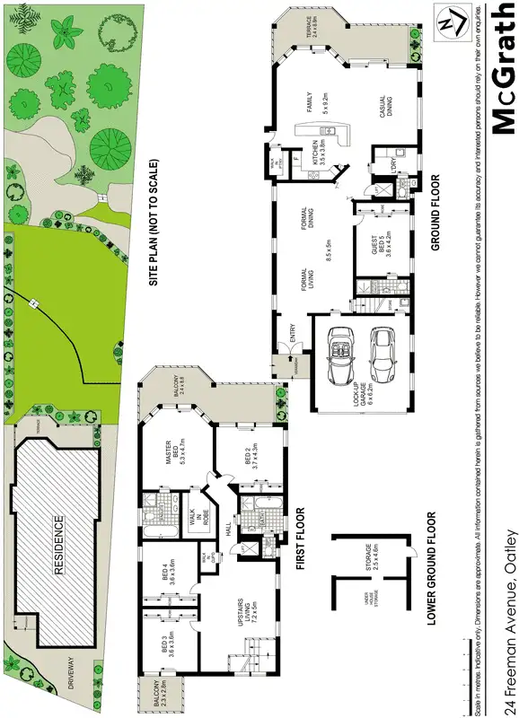 Floorplan of Homely house listing, 24 Freeman Avenue, Oatley NSW 2223
