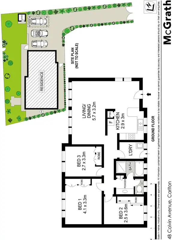 Floorplan of Homely house listing, 4B Colvin Avenue, Carlton NSW 2218