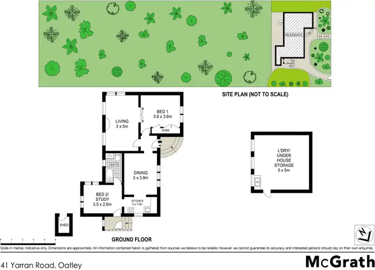 Floorplan of Homely house listing, 41 Yarran Road, Oatley NSW 2223