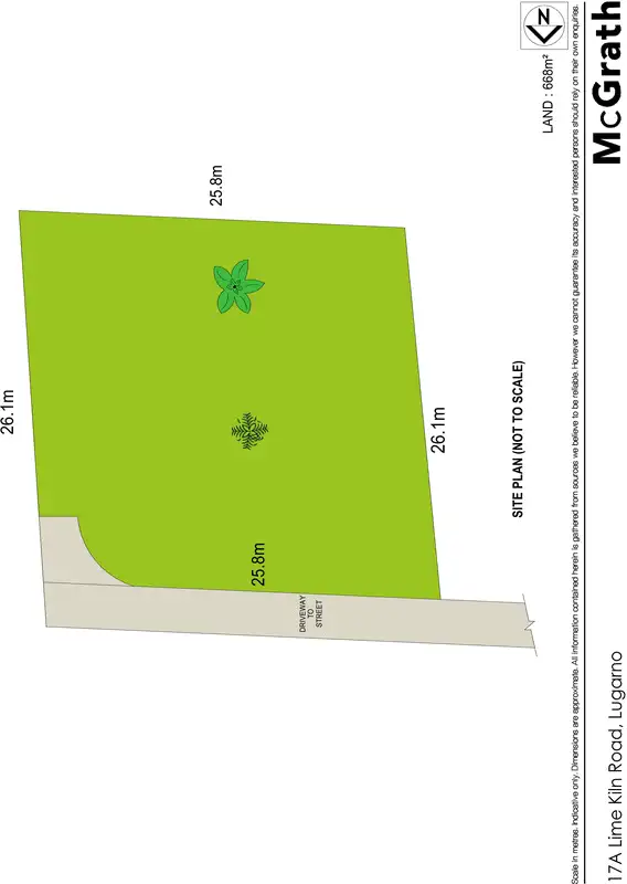 Floorplan of Homely land listing, 17A Lime Kiln Road, Lugarno NSW 2210