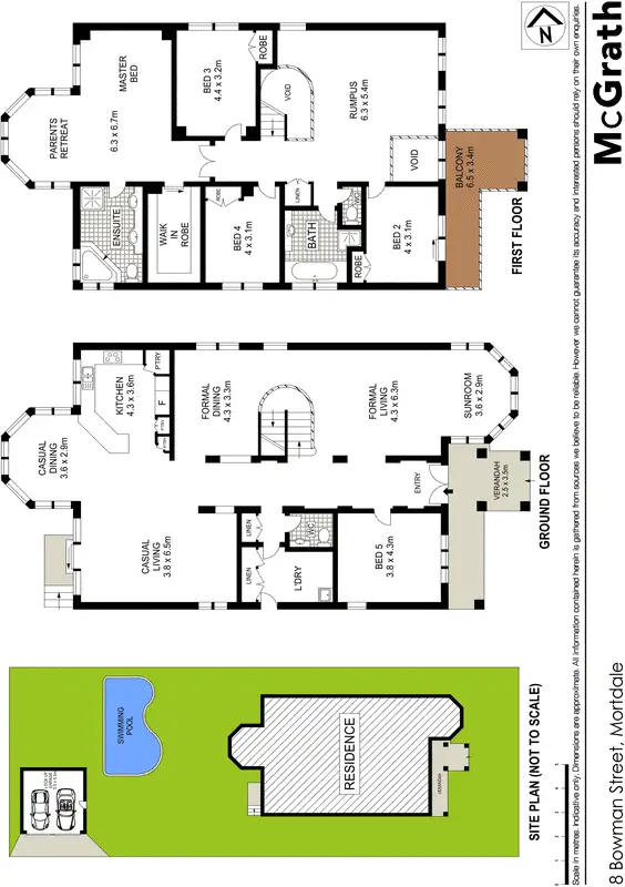 Floorplan of Homely house listing, 8 Bowman Street, Mortdale NSW 2223