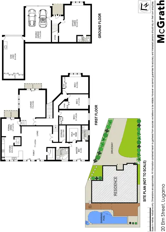 Floorplan of Homely house listing, 20 Elm Street, Lugarno NSW 2210