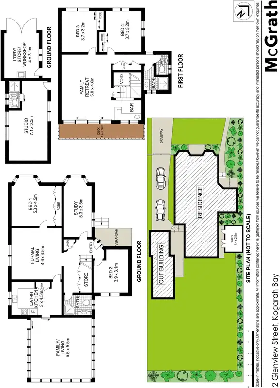 Floorplan of Homely house listing, 2 Glenview Street, Kogarah Bay NSW 2217