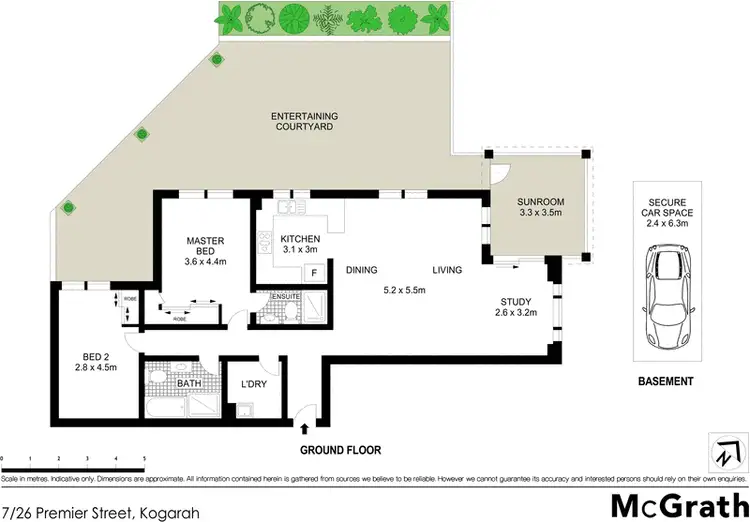 Floorplan of Homely apartment listing, 7/26 Premier Street, Kogarah NSW 2217