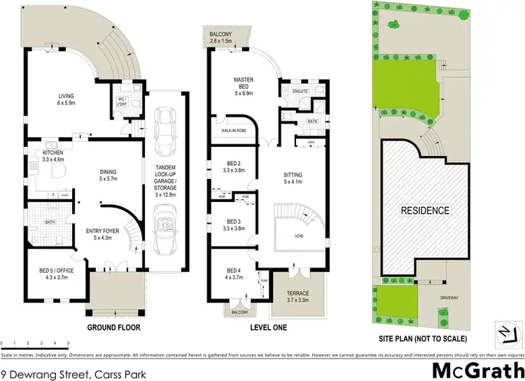 Floorplan of Homely house listing, 9 Dewrang Street, Carss Park NSW 2221