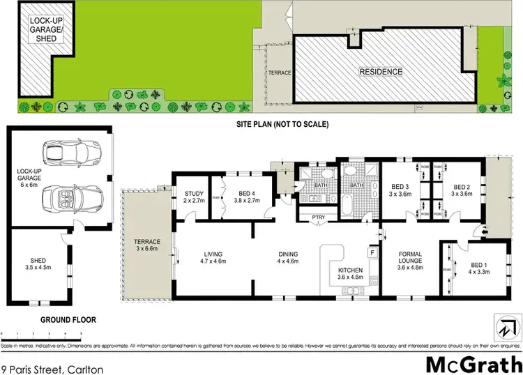 Floorplan of Homely house listing, 9 Paris Street, Carlton NSW 2218