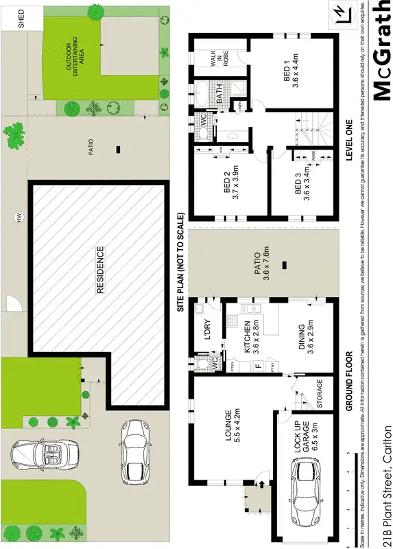 Floorplan of Homely house listing, 21B Plant Street, Carlton NSW 2218