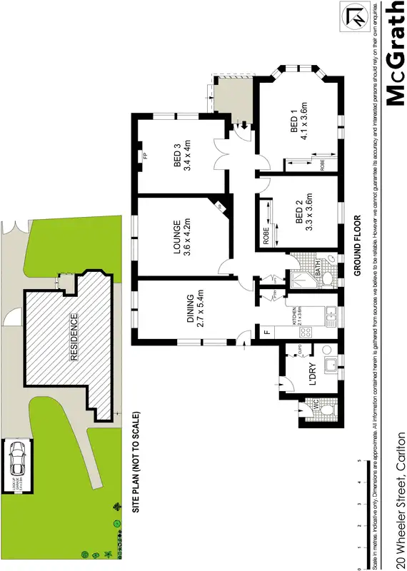 Floorplan of Homely house listing, 20 Wheeler Street, Carlton NSW 2218