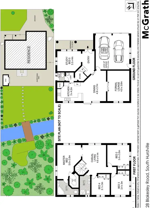 Floorplan of Homely house listing, 28 Blakesley Road, South Hurstville NSW 2221
