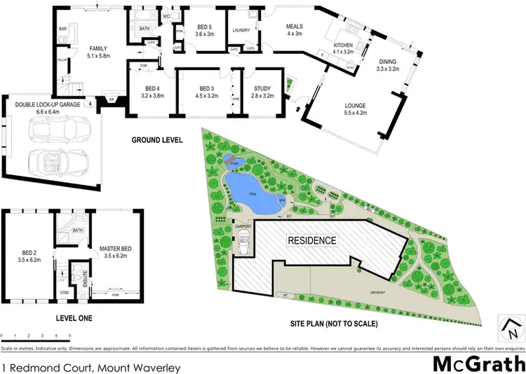 Floorplan of Homely house listing, 1 Redmond Court, Mount Waverley VIC 3149