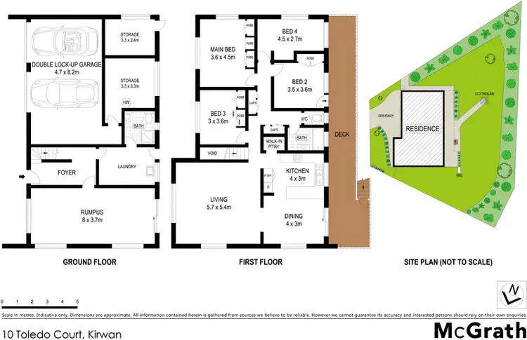Floorplan of Homely house listing, 10 Toledo Court, Kirwan QLD 4817