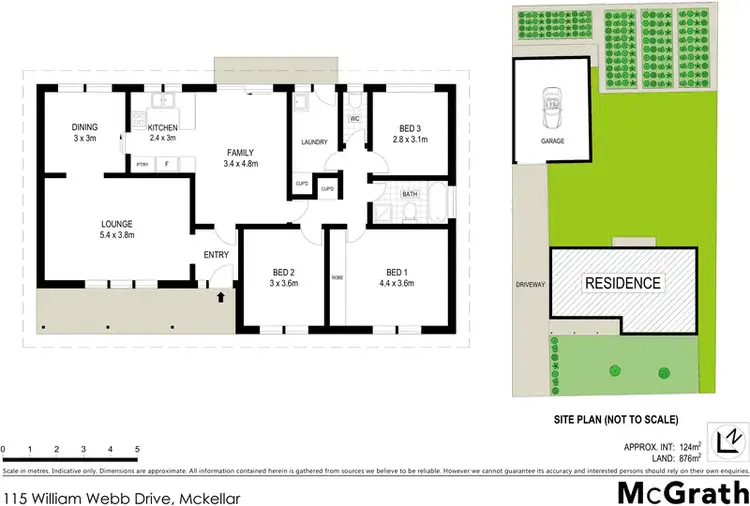 Floorplan of Homely house listing, 115 William Webb Drive, Mckellar ACT 2617