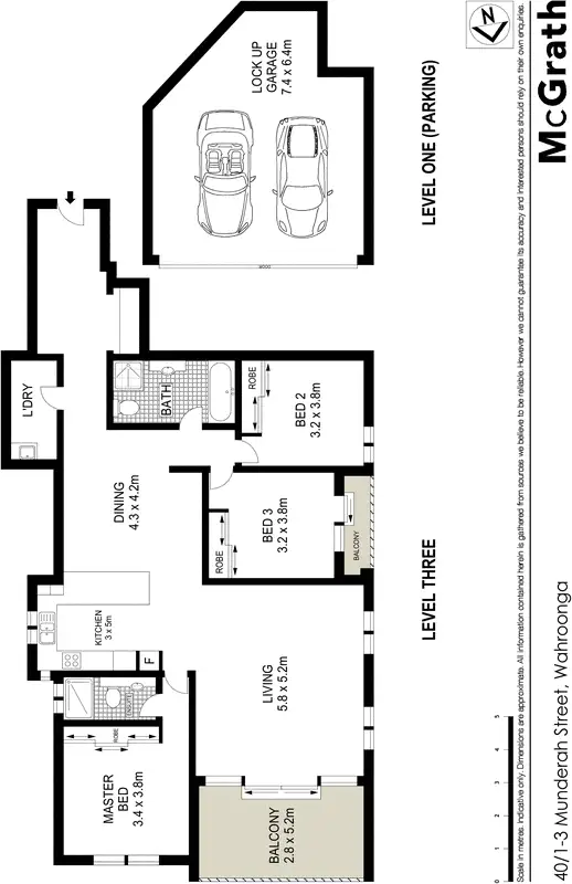 Floorplan of Homely unit listing, 40/1 Munderah Street, Wahroonga NSW 2076