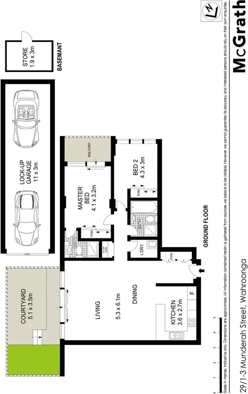 Floorplan of Homely apartment listing, 29/1 Munderah Street, Wahroonga NSW 2076