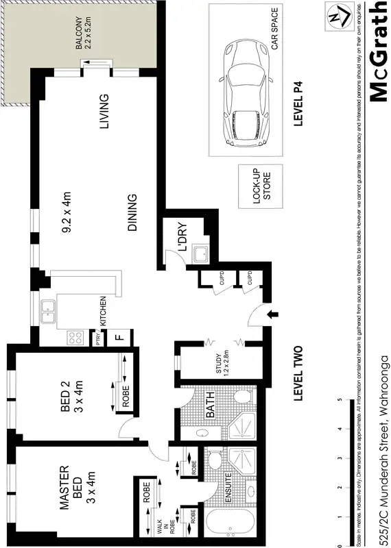 Floorplan of Homely apartment listing, 525/2c Munderah Street, Wahroonga NSW 2076