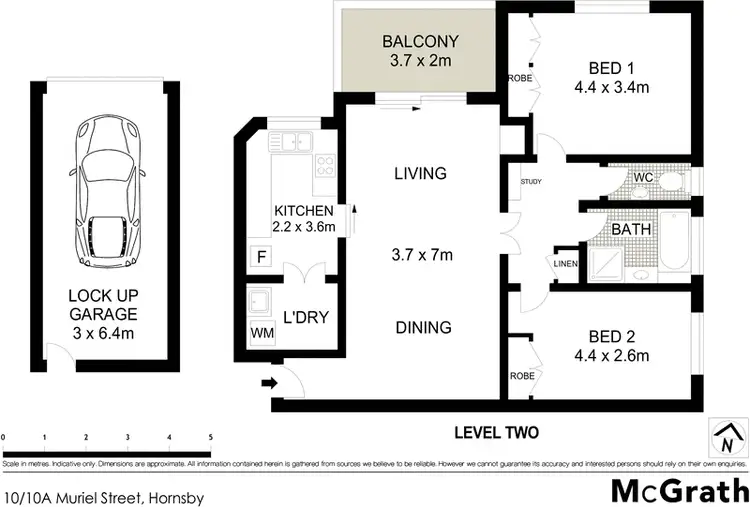 Floorplan of Homely apartment listing, 10/10A Muriel Street, Hornsby NSW 2077