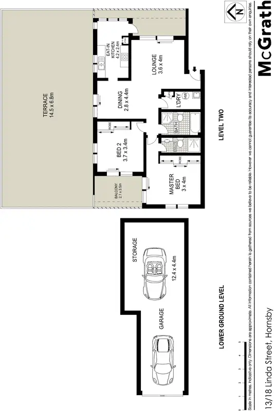 Floorplan of Homely apartment listing, 13/18 Linda Street, Hornsby NSW 2077