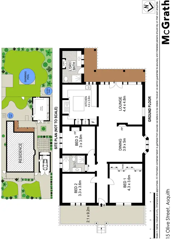 Floorplan of Homely house listing, 15 Olive Street, Asquith NSW 2077