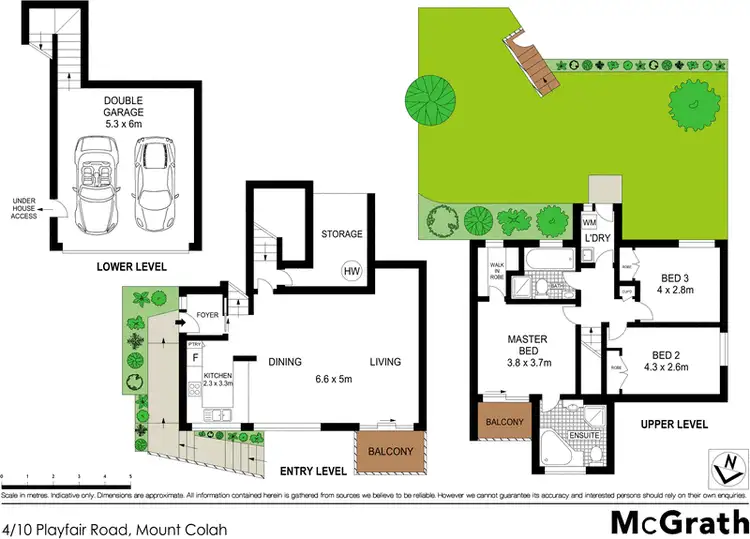 Floorplan of Homely townhouse listing, 4/10 Playfair Road, Mount Colah NSW 2079