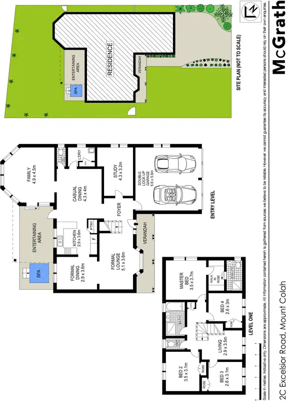 Floorplan of Homely house listing, 2c Excelsior Road, Mount Colah NSW 2079