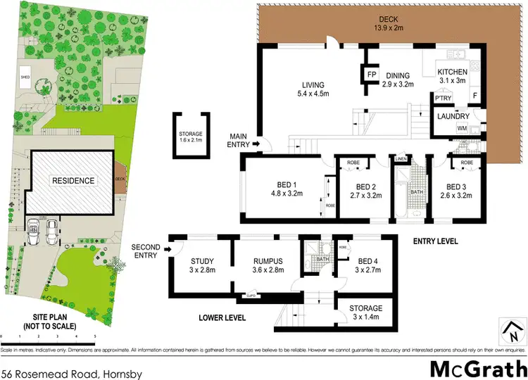 Floorplan of Homely house listing, 56 Rosemead Road, Hornsby NSW 2077