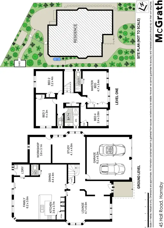 Floorplan of Homely house listing, 45 Hall Road, Hornsby NSW 2077