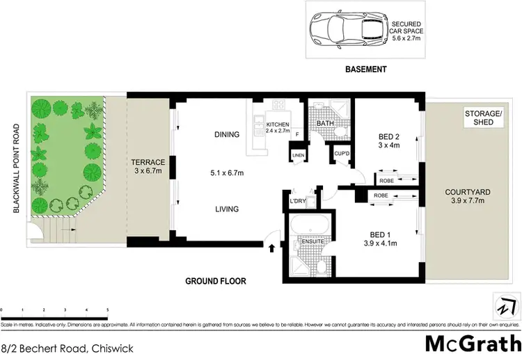 Floorplan of Homely apartment listing, 8/2 Bechert Road, Chiswick NSW 2046