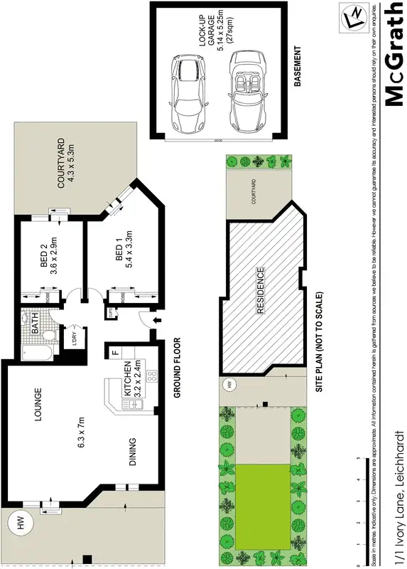 Floorplan of Homely apartment listing, 1/1 Ivory Lane, Leichhardt NSW 2040