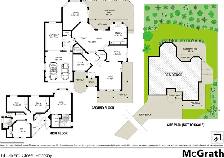 Floorplan of Homely house listing, 14 Dilkera Close, Hornsby NSW 2077