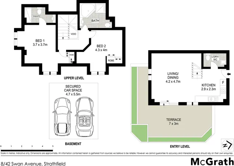 Floorplan of Homely apartment listing, 8/42 Swan Avenue, Strathfield NSW 2135