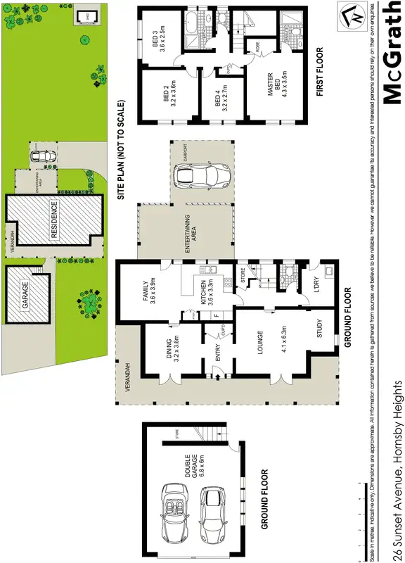 Floorplan of Homely house listing, 26 Sunset Avenue, Hornsby Heights NSW 2077