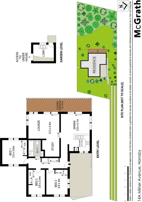Floorplan of Homely house listing, 14A Milner Avenue, Hornsby NSW 2077
