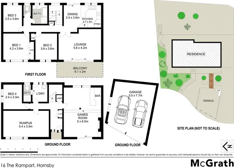 Floorplan of Homely house listing, 16 The Rampart, Hornsby NSW 2077