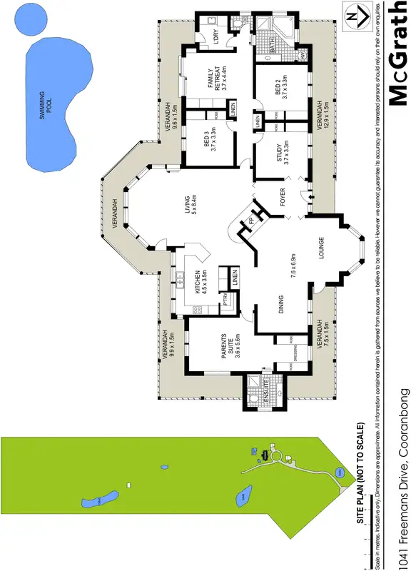 Floorplan of Homely rural property listing, 1041 Freemans Drive, Cooranbong NSW 2265