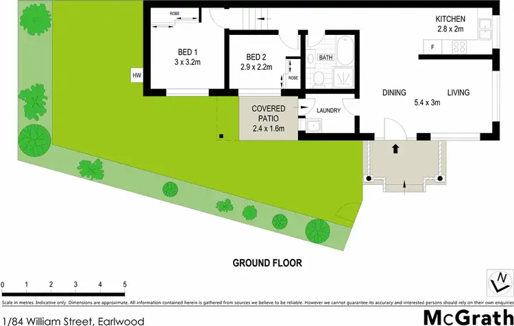 Floorplan of Homely townhouse listing, 1/84 William Street, Earlwood NSW 2206