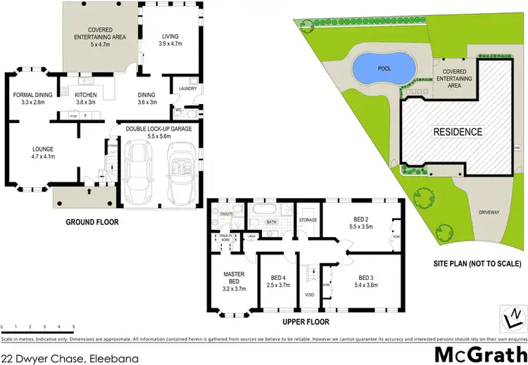 Floorplan of Homely house listing, 22 Dwyer Chase, Eleebana NSW 2282