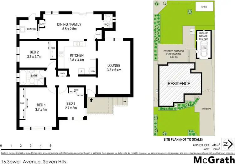 Floorplan of Homely house listing, 16 Sewell Avenue, Seven Hills NSW 2147