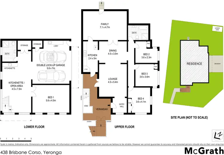 Floorplan of Homely house listing, 438 BRISBANE Corso, Yeronga QLD 4104
