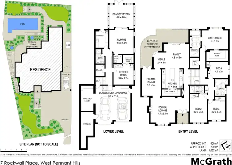 Floorplan of Homely house listing, 7 Rockwall Place, West Pennant Hills NSW 2125