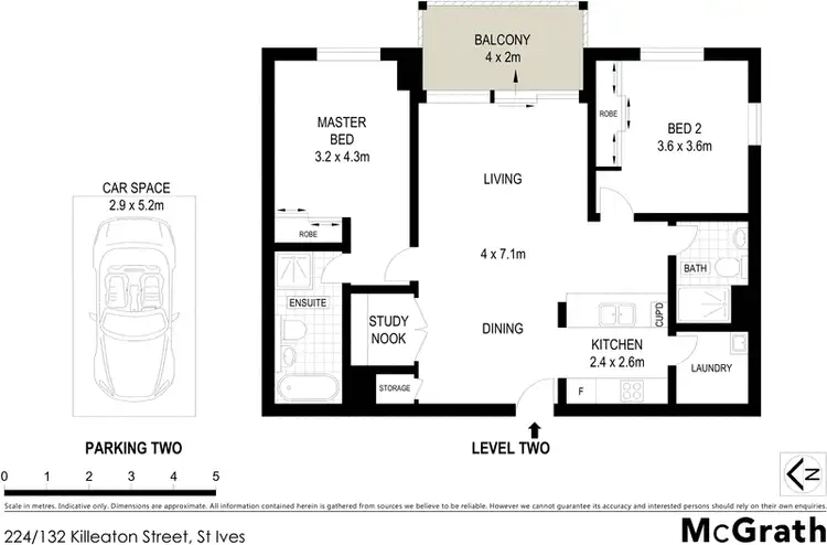 Floorplan of Homely apartment listing, 224/132 Killeaton Street, St Ives NSW 2075