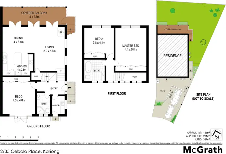 Floorplan of Homely house listing, 35 Cebalo Place, Kariong NSW 2250