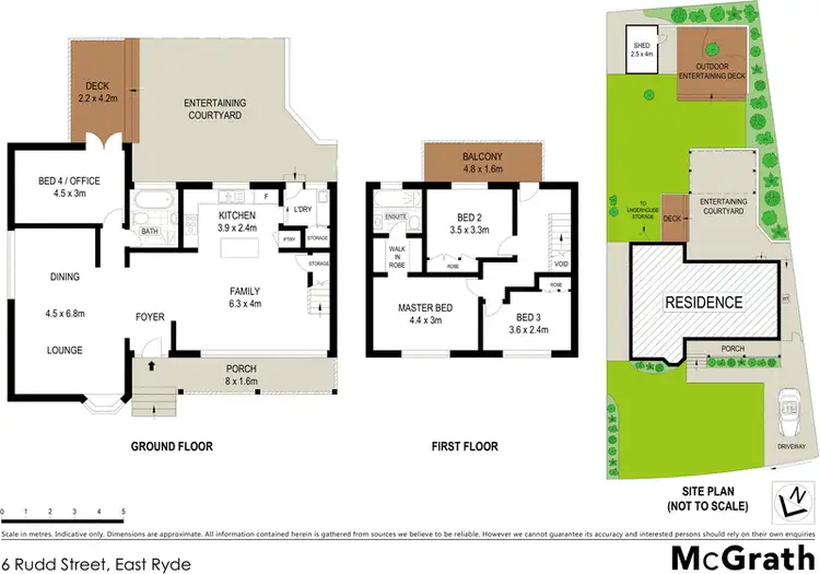 Floorplan of Homely house listing, 6 Rudd Street, East Ryde NSW 2113