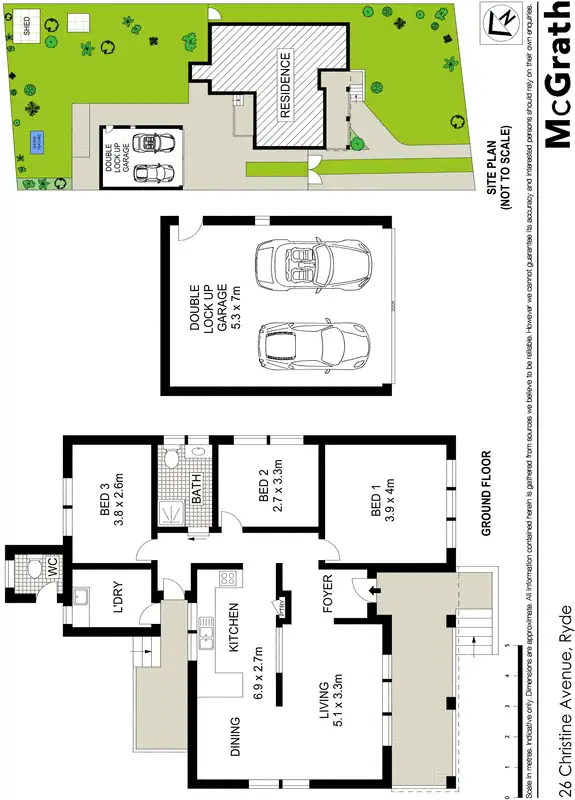Floorplan of Homely house listing, 26 Christine Avenue, Ryde NSW 2112