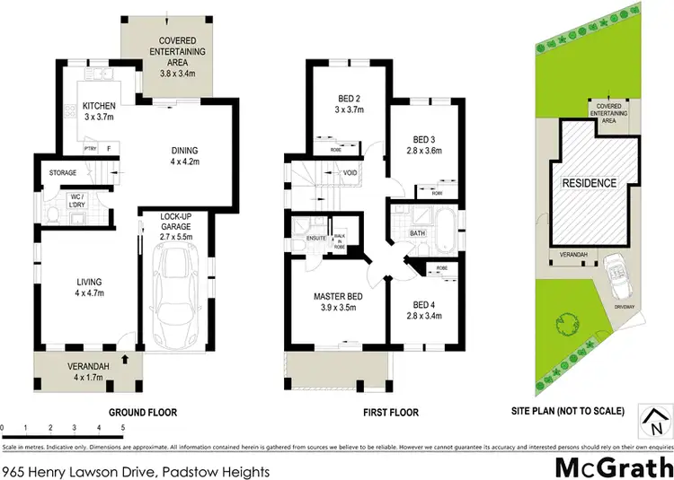 Floorplan of Homely house listing, 965 Henry Lawson Drive, Padstow Heights NSW 2211