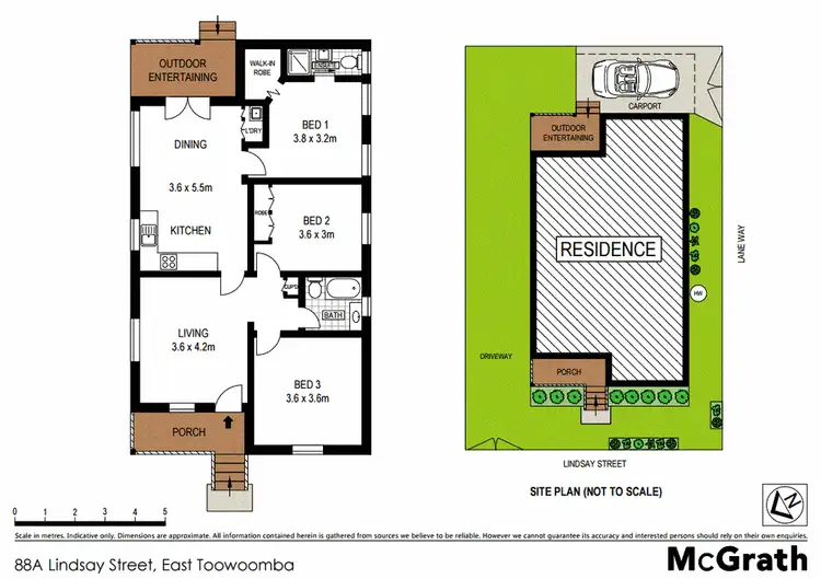 Floorplan of Homely house listing, 88A Lindsay Street, East Toowoomba QLD 4350