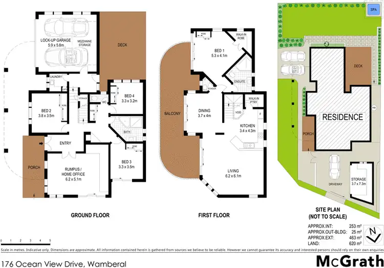 Floorplan of Homely house listing, 176 Ocean View Drive, Wamberal NSW 2260